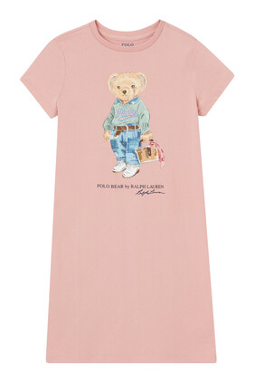 Bear Picnic T-Shirt Dress